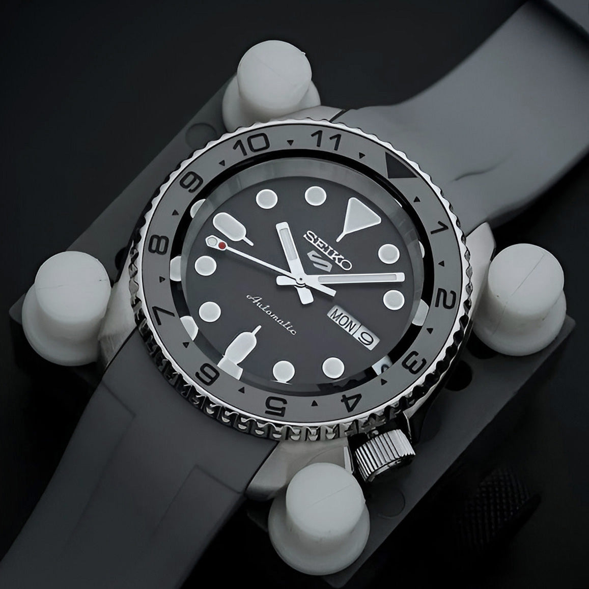 Ceramic Insert - SKX Dual Time Stealth