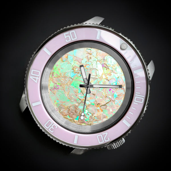 Cartier Clé de Cartier Watch straw-mosaic-marquetry | 40 mm, Pink gold  Case, Painted Dial - 12-24.com