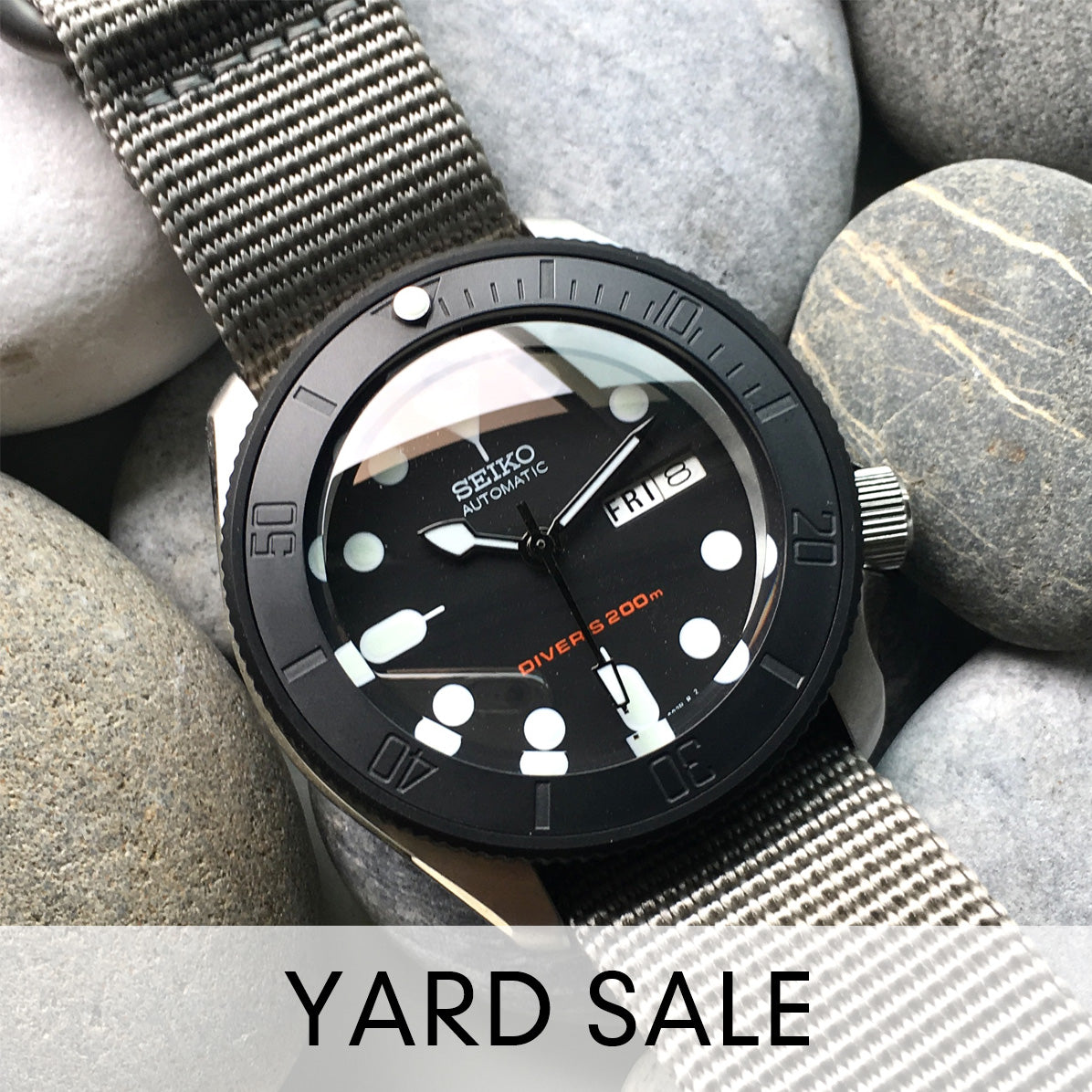 YARD SALE Tagged Bezel Inserts - SKX007 & SRPD (SLOPE) - DLW WATCHES
