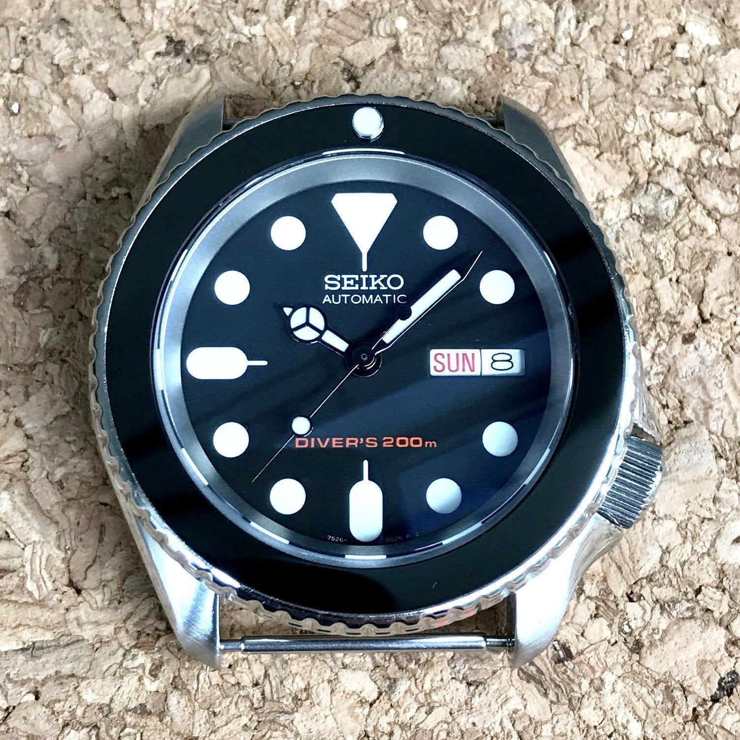 Seiko skx clearance flat bezel insert